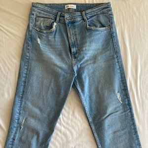 Zara women’s high rise skinny jeans